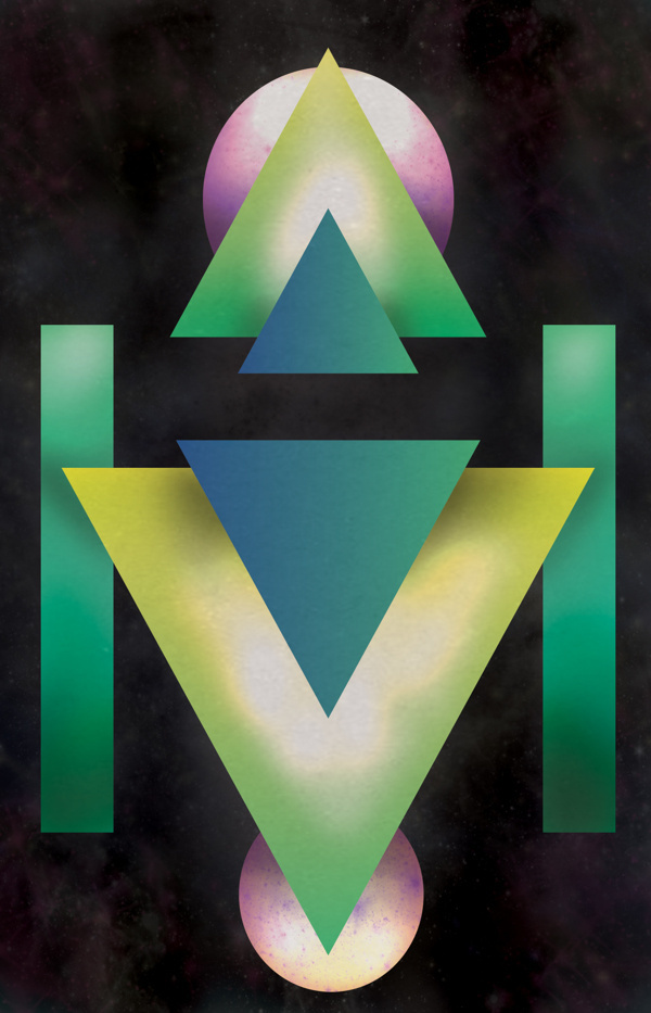 Geometric Cosmic Design #design #graphic #texture #digital #cosmos #art
