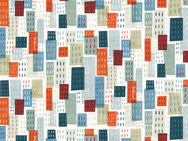 City pattern by Michael Mullan #pattern #overlay #illustration