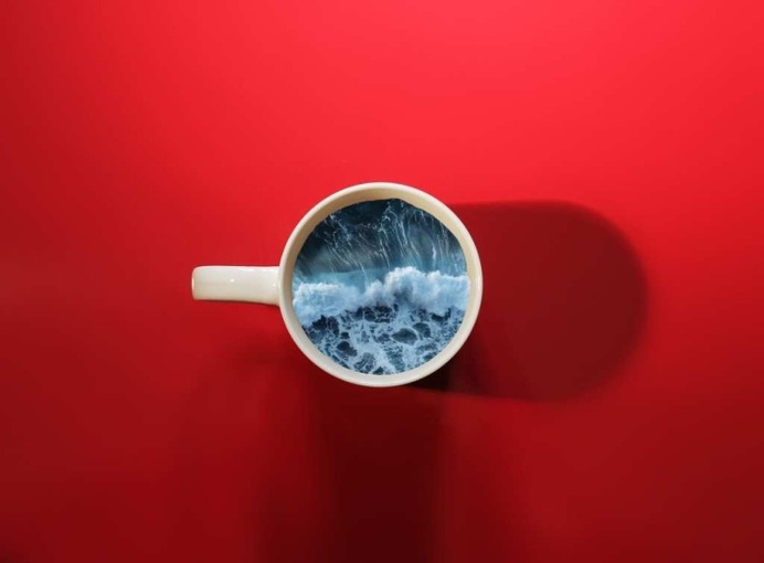 Unique Coffee Cup Manipulations by Victoria Siemer #Manipulations #artistic #uniqeDesign