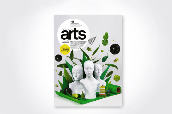 Computer Arts Cover on Behance #jessica #walsh