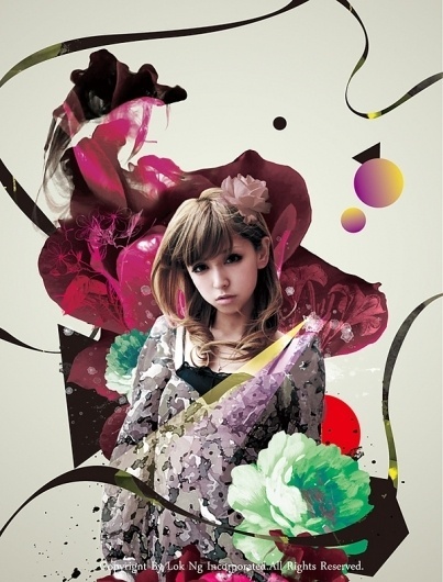 Feng Qian on the Behance Network #ink #design #graphic #illustration #flower