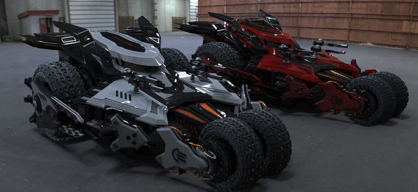 Car render 5 #armoured #scifi #car #3d