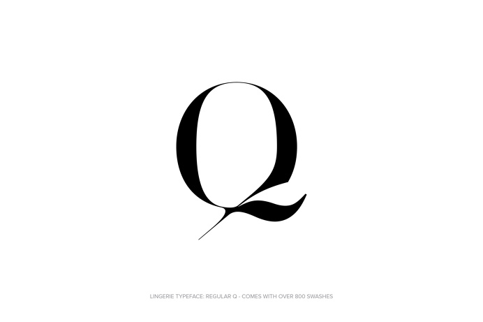 Lingerie Typeface - The Most Advanced Typeface For Fashion And Luxury by Moshik Nadav Typography #Lingerie #Typeface #Fashion #FashionTypogr