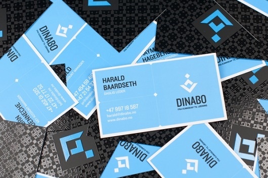 onestepcreative » Identity System for Dinabo Bedrift #business #logo #cards #branding