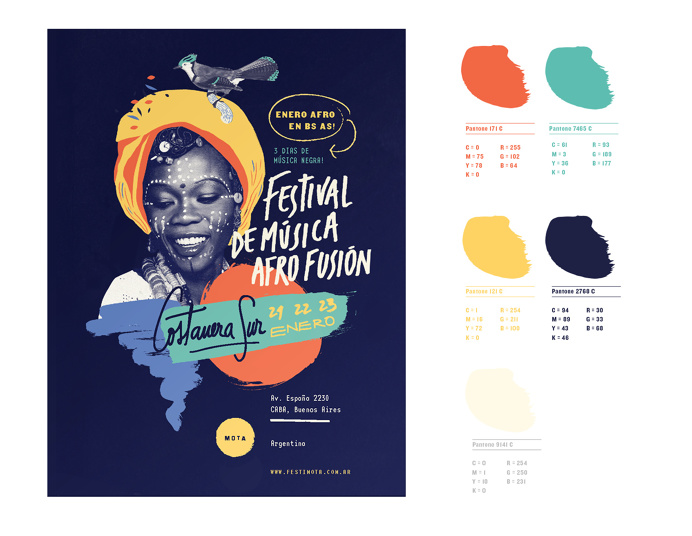 AFRO FUSION FESTIVAL on Behance
