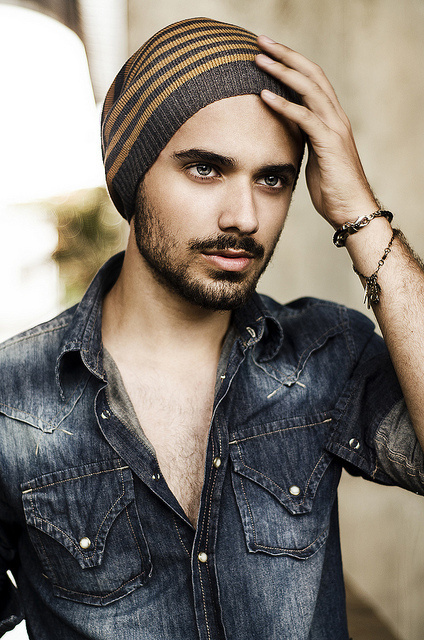 Vinicius Luiz by Guilherme Benites #sexy #boy #bonnet #ancor #portrait #fashion #jeans