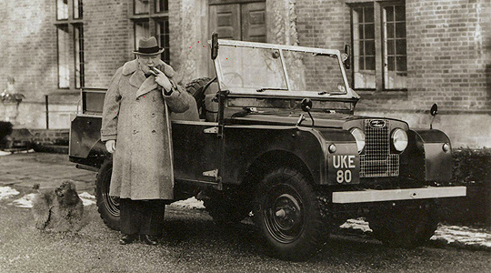 Winston Churchill Land Rover #churchill #autos #land #winston #cars #vintage #rover
