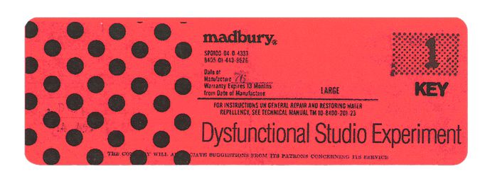 Madbury | Dysfunctional Studio Experiment