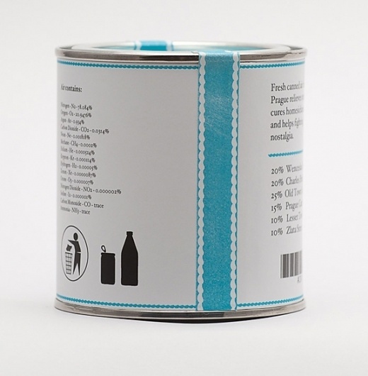 Onestep Creative - The Blog of Josh McDonald » Canned Air from Prague #packaging #design