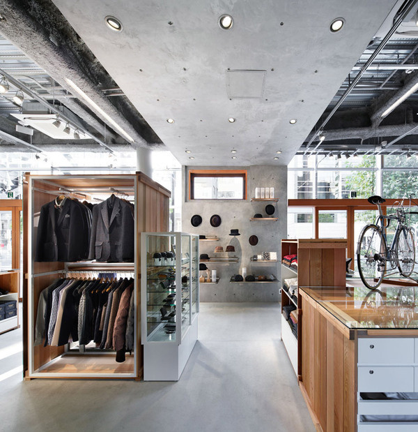 kikuchi by schemata architects #concrete #store #wood #retail #style