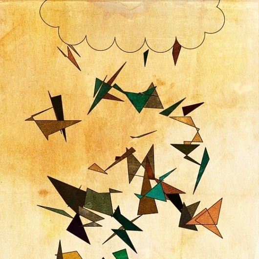 it's sharding rain | Jared Erickson #geometric #art #triangles