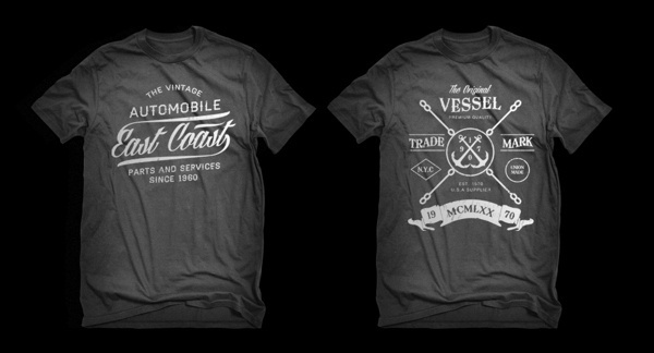 T Shirt Sketches on Behance #automotive #retro #black #ship #drawn #hand #shirts