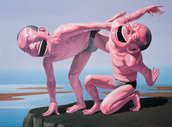 Yue Minjun | PICDIT #art #painting