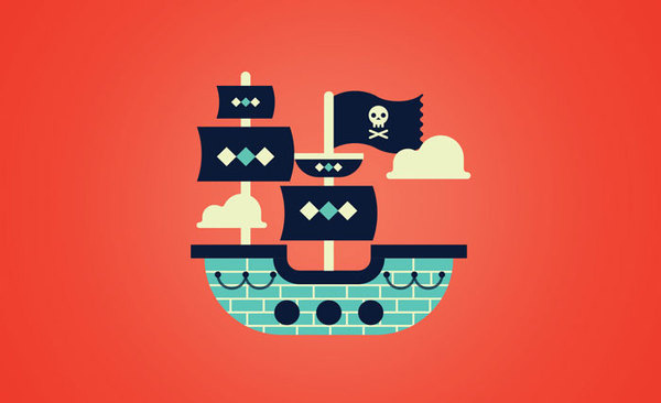 Cherry Bomb: Innovación Lectora Series / on Design Work Life #pirates #illustration
