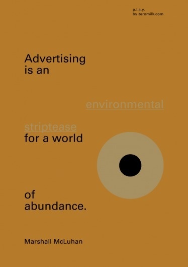 Sebastian Tudor - Art Director /Brand designer #design #poster #mcluhan