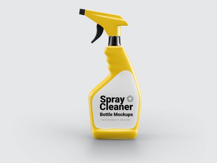 Spray Cleaner Bottle PSD, Smashmockup