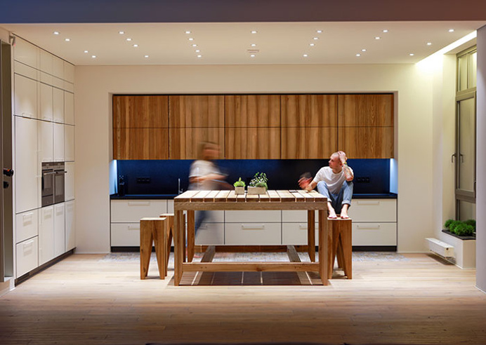 Contemporary Chic Minimalist 16th Apartment in Kiev - #decor, #interior, #homedecor, home decor, interior design, #kitchen