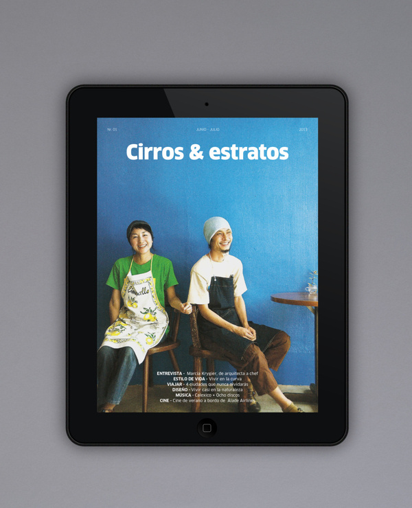 Cirros & estratos #ipad #magazine