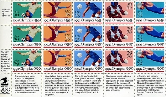 1992 Olympics stamps | Flickr - Photo Sharing! #olympic #stamps #games