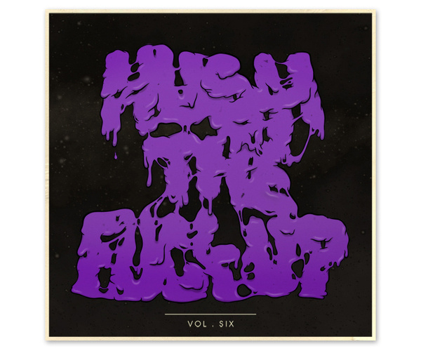 Hush Mixtapes | Strawberry Militia #fat #lettering #mixtape #purple