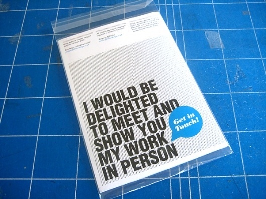 Effektive CV/Poster Mailer on the Behance Network #design #multiply #3tone