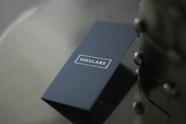 kelowna based web development. visulabs.ca foil stamped business cards. #mark #logotype #visulabsca #business #branding #card #visulabs #identity #stationery