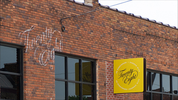 5 #urban #brick #city #yellow #eight #twenty #signage #logo