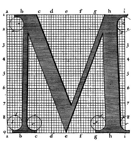 Roman du Roi #construction #type #grid #typography