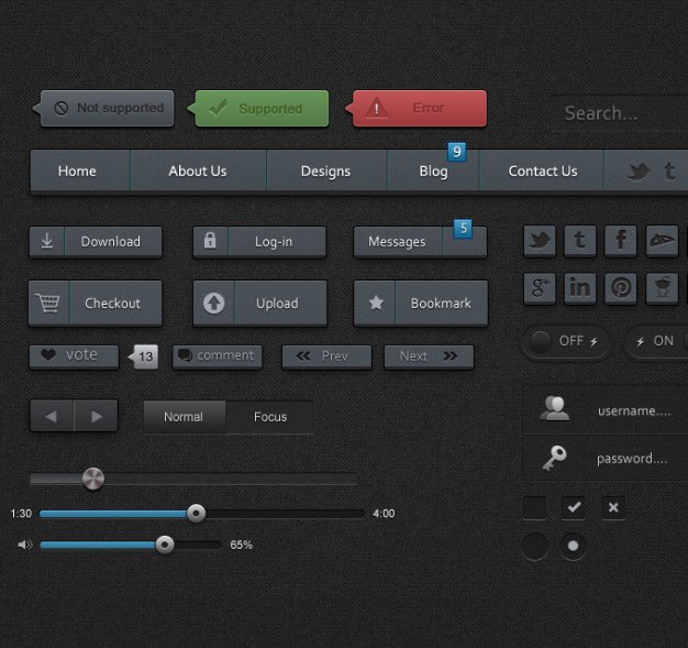 Ui elements ui kit ui pack user interface Free Psd. See more inspiration related to Elements, Ui, User, Interface, Pack, Ui kit, User interface, Ui elements, Horizontal and Kit on Freepik.