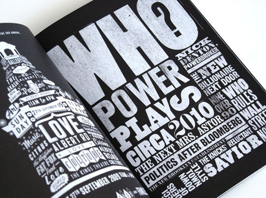 Graphic design inspiration #lettering #magazine