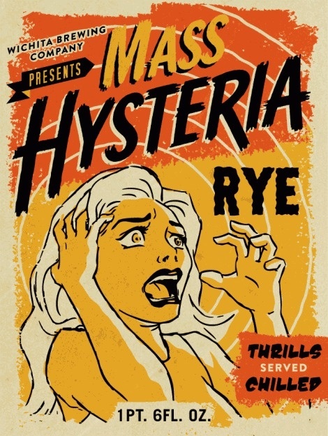 Mass Hysteria Rye #packaging #beer #label #bottle