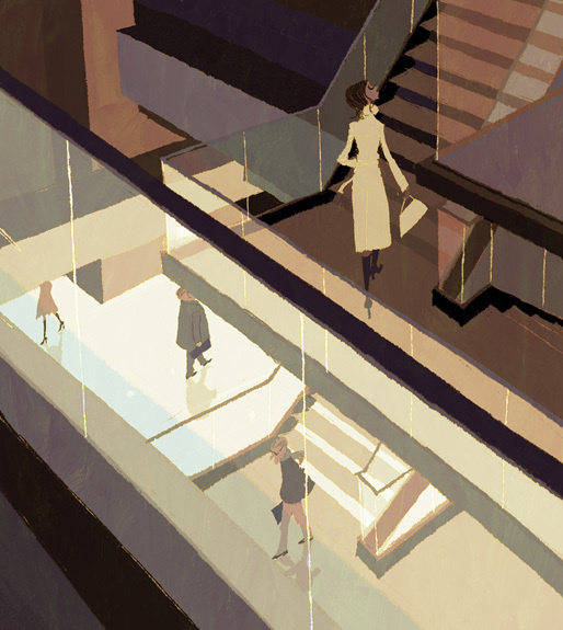 jj222.jpg (514×575) #stairs #perspectives #illustration #art