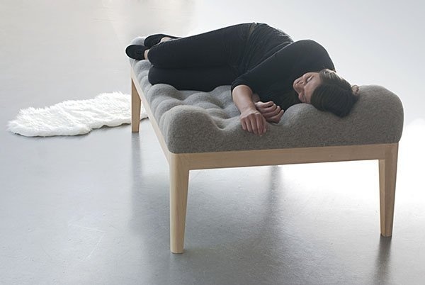 Go ahead and take a nap on this unique daybed, The Kulle, and experience total relaxation! #design #relaxing #home #product #furniture #industrial #elegant #bed #daybed