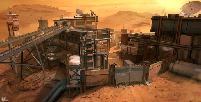 Mars+rock+quarry+by+Mike+Garn+-+concept+art+for+Call+of+Duty+Infinite+Warfare.jpg (1877×962)