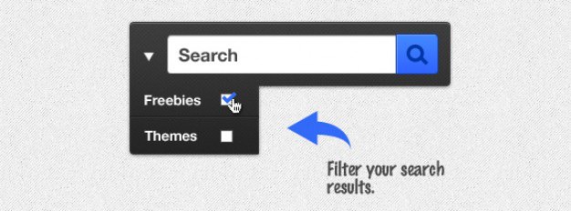 Black search box with check buttons Free Psd. See more inspiration related to Menu, Box, Blue, Black, Check, Search, Buttons, Psd, Search box and Horizontal on Freepik.