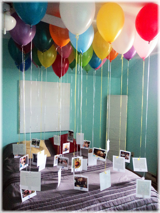 Lovely Green Lifestyle: Best 30th Birthday Gift for the Best Boyfriend #pictures #balloons #gifts #unique #gift #birthday
