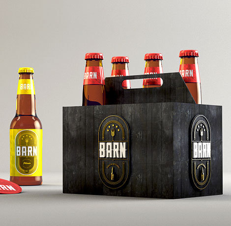 Beer Barn Brazil Packaging #beer #label #bottle