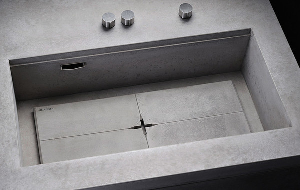 Spüle aus Beton #modular #steininger #kitchen #concrete