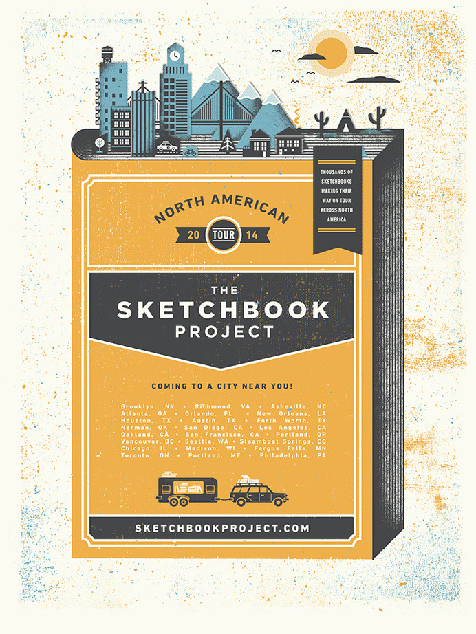 Sketchbook Project | Two Arms Inc. #illustration