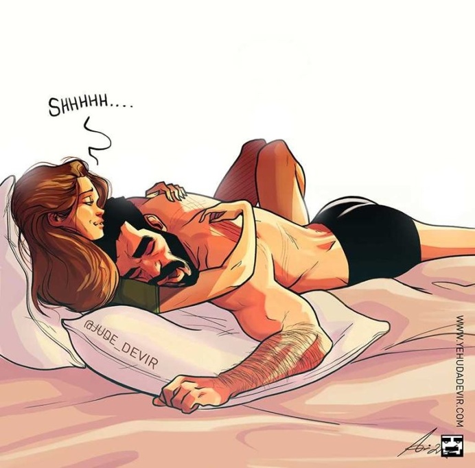 Yehuda Adi Devir Depicts His Life With Wife In These Hilarious and Romantic Comics
