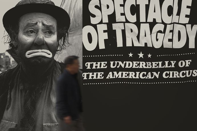 Spectacle of Tragedy #branding #rebrand #design #logo #identity #print #menu #typography #exhibitdesign