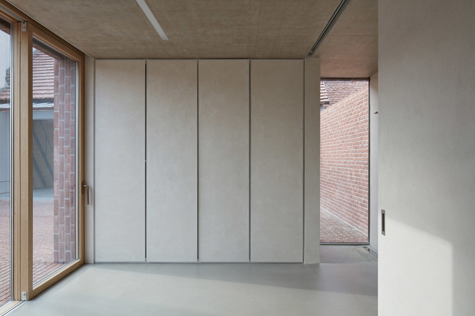 Brick Garden with Brick House by Jan Proksa