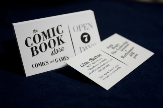 Best Comic Book Stationary Brand Images On Designspiration Re Brand The Comic Book Business Card Serif Classic