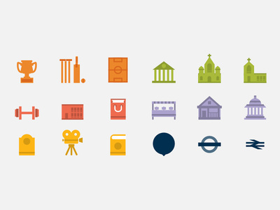 London map icons #flat #vector #icon #london #icons #map #clean #illustration