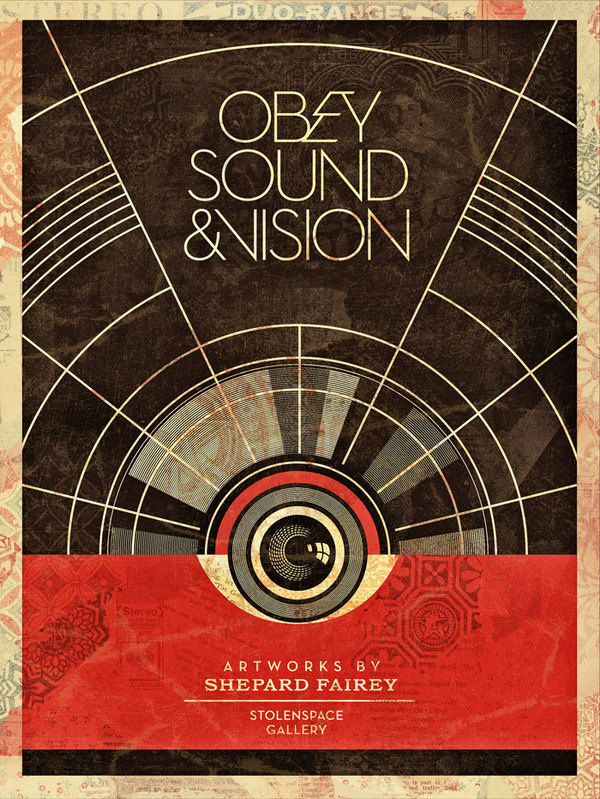 Sound #fairey #vintage #redblack #obey #shepard