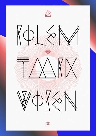 YWFT S3 - Typeface on the Behance Network #tech #font #youworkforthem #pattern #norrasak #typeface #naive #typography