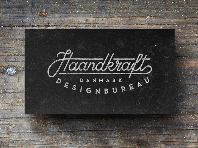 Haandkraft business cards #business #hand #made #type #cards #typography