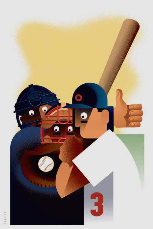 paulrogersstudio Posters Five-colour screen print poster for Kemistry Gallery, London #illustration #print #poster