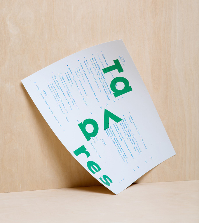 Tavares #menu #identity #food #print
