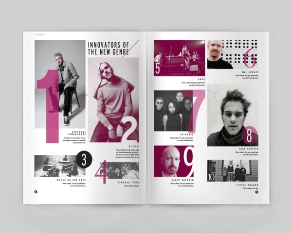 NU on the Behance Network. #a #project #jazz #school #my #bands #tribute #favorite #to #magazine